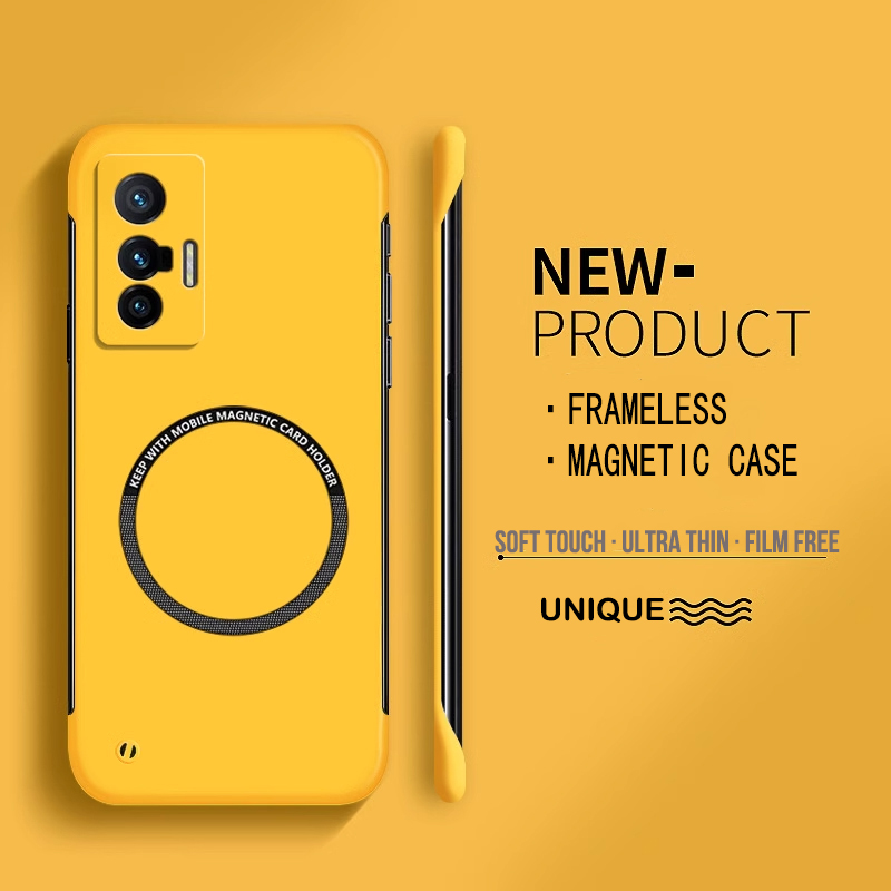 Ultra Thin Frameless Phone Cover - Ultra Ince Sert PC Manyetik Çerçevesiz