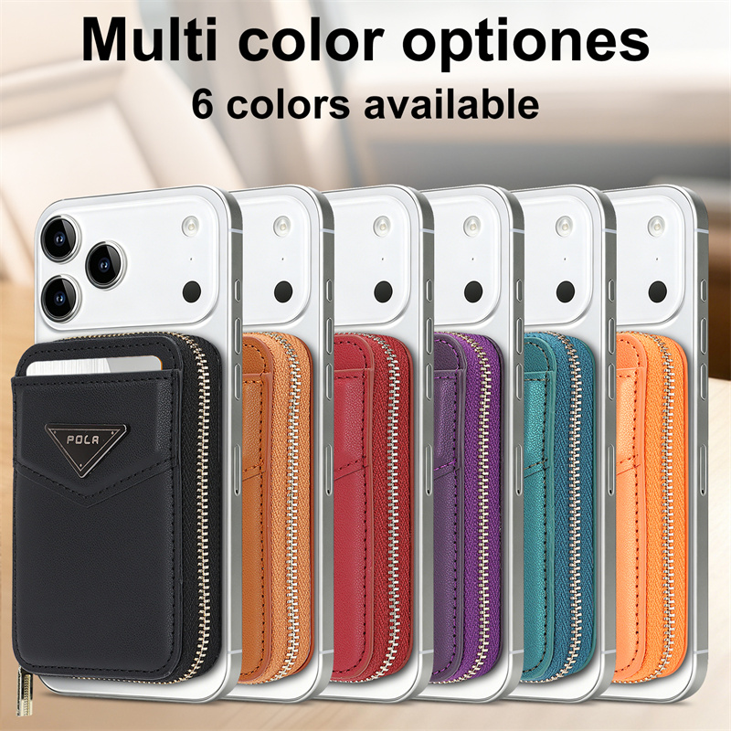 Leather Wallet Card Holder Phone Cover - Apple iPhone 17 Pro Max 16