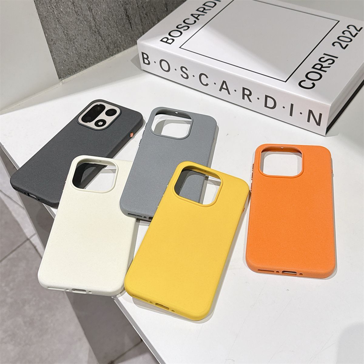 Matte Hard Pc Back Case - Lüks Kumtaşı Manyetik Kılıf Oneplus 15