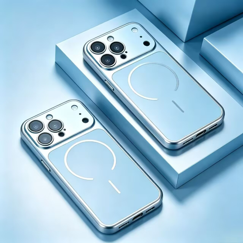 Matte Hard Pc Back Case - Magsafe Manyetik Lüks Düz Renk Mat