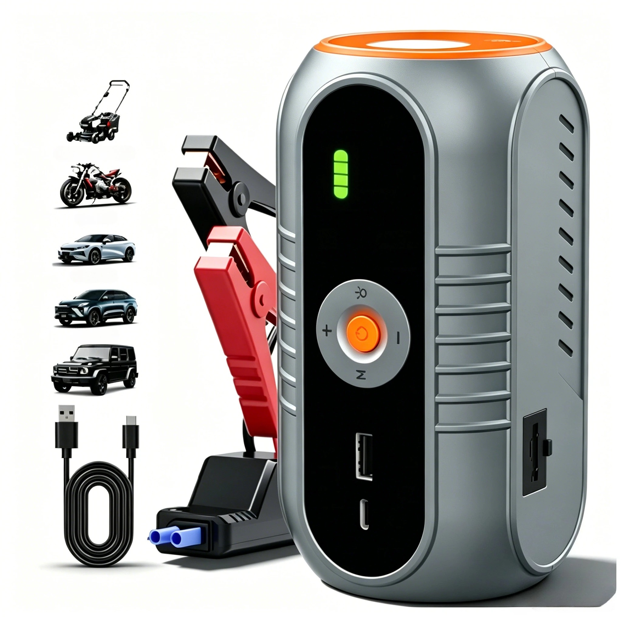 Power Banks - Hava Kompresörlü Araç Akü Takviye Cihazı,