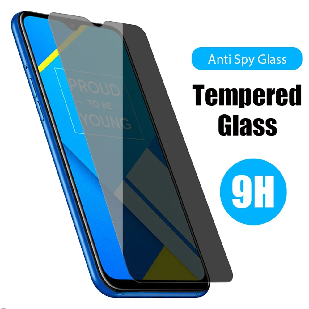 Anti Spy Privacy Glass Case - Anti-casus kılıfı vivo y55s 5g için