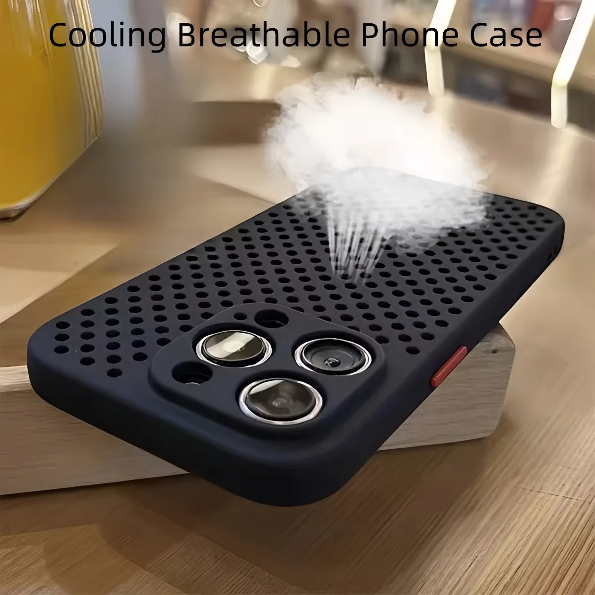 Heat Dissipation Mesh Breathable Case - Isı dağılımı soğutma telefon kılıfı için