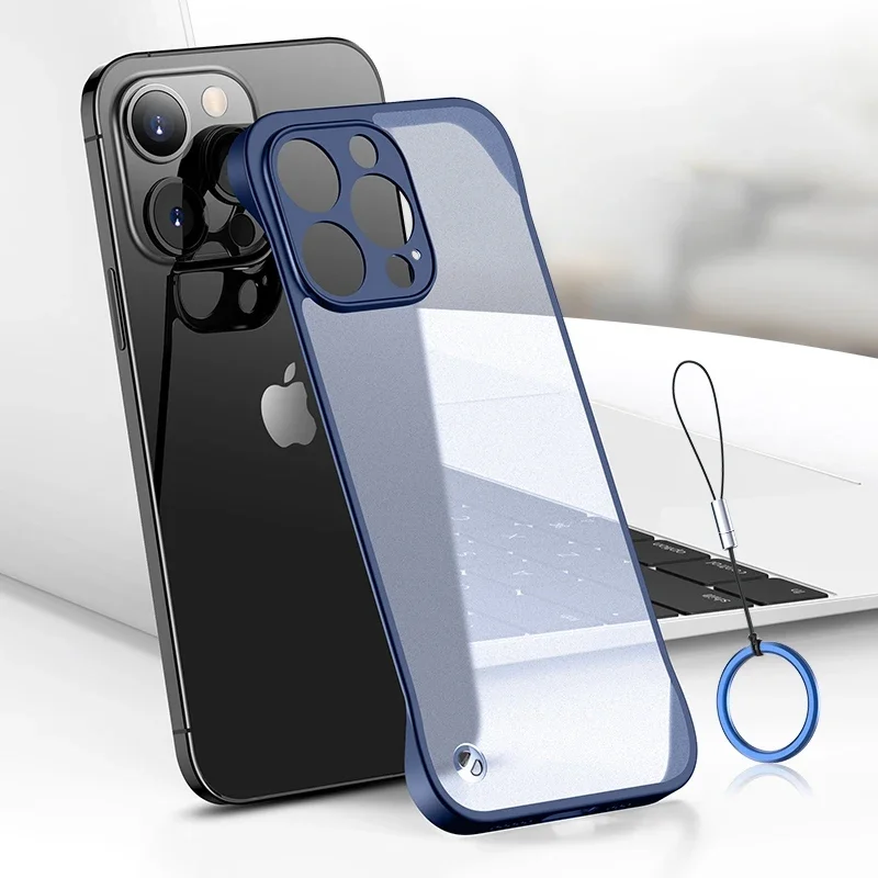 Ultra Thin Frameless Phone Cover - Iphone 16 15 14 Pro Max