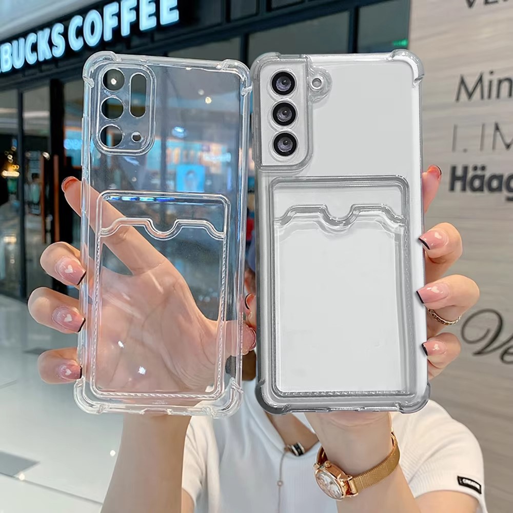 Clear Shockproof Bumper Case - Samsung S26 Ultra S25 Plus S24