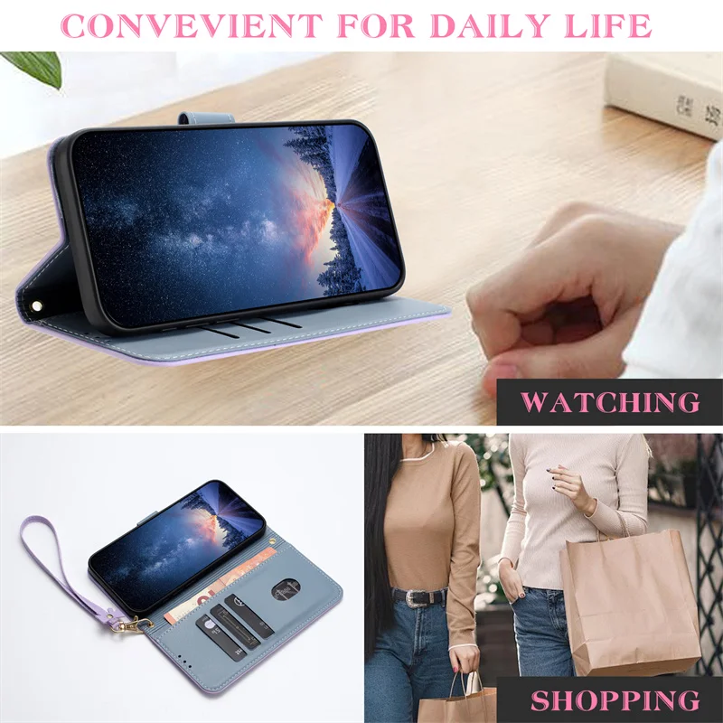 Redmi Note 15 14 13 12 Pro Plu - Leather Wallet Card Holder Phone Cover incelemesi ve fiyatı