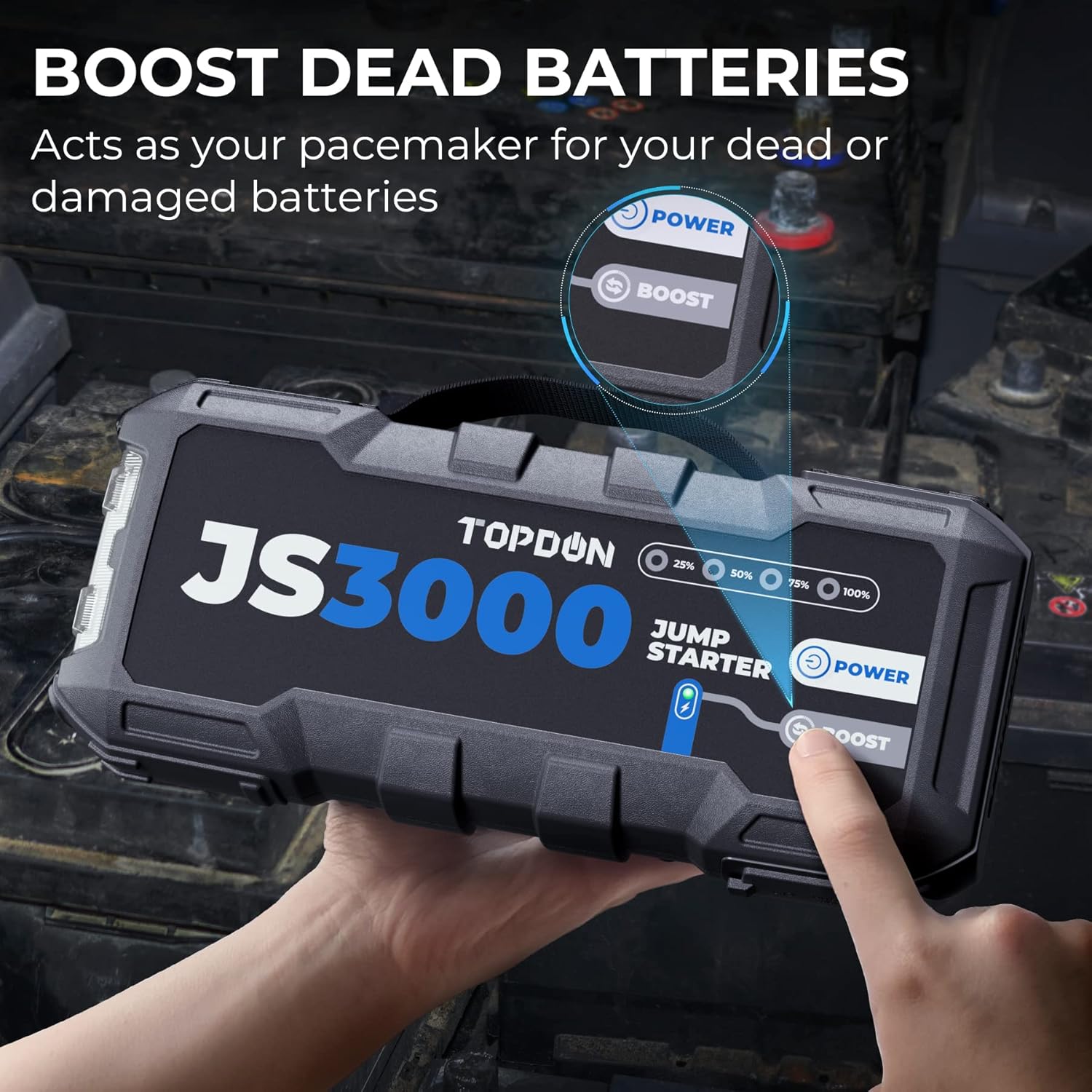 Topdon JS3000 3000A Araba Atla - Power Banks incelemesi ve fiyatı