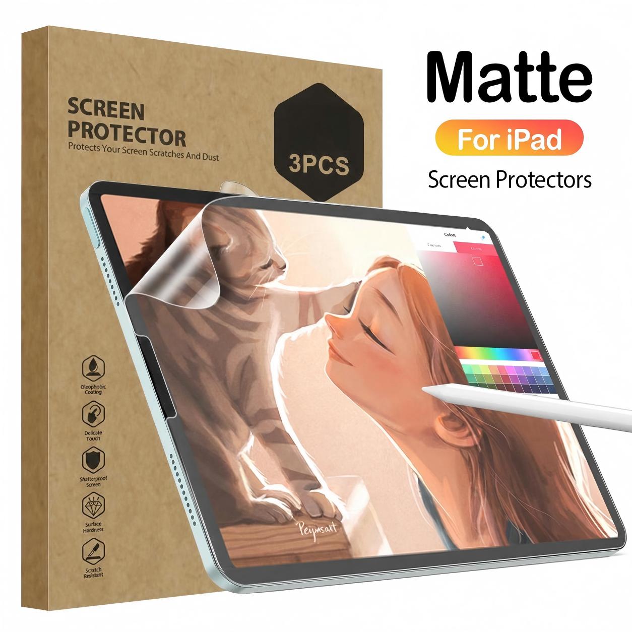 3 Adet Kağıt Gibi Mat Ekran Ko - Matte Anti Glare Screen Protector incelemesi ve fiyatı