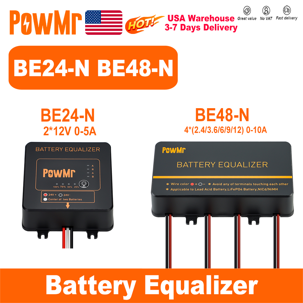 PowMr ABD 24V 48V Akü Dengeley - Power Banks incelemesi ve fiyatı