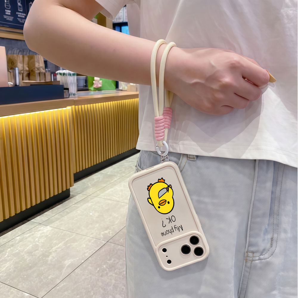 Sevimli Karikatür Ördek Bilekl - Cute Cartoon Wrist Strap Silicone Case incelemesi ve fiyatı