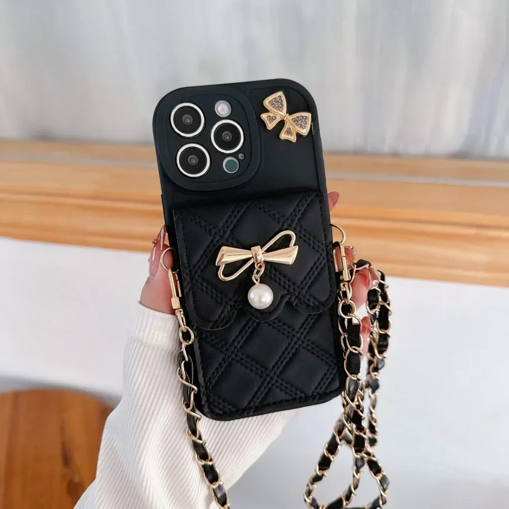 3D Fiyonklu Çapraz Askılı Kart - Leather Wallet Card Holder Phone Cover incelemesi ve fiyatı