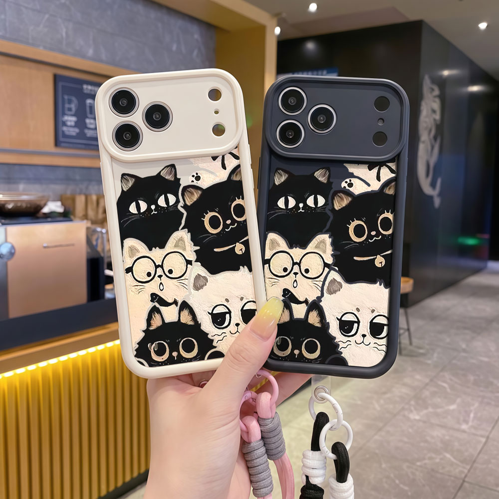 Darbeye Dayanıklı Kordonlu Sev - Cute Cartoon Wrist Strap Silicone Case incelemesi ve fiyatı