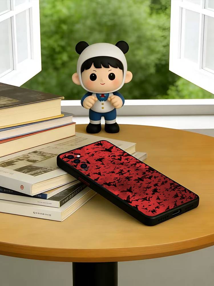 Vintage Kırmızı Yarasalar Kafa - Vintage Floral Pattern Soft Case incelemesi ve fiyatı