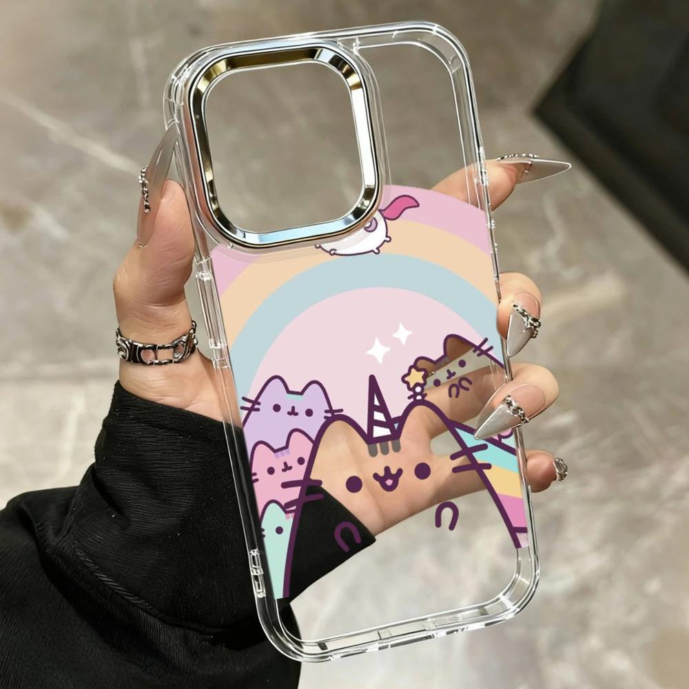 Çizgi Film Pusheen Kedi Mat Şe - Clear Shockproof Bumper Case incelemesi ve fiyatı