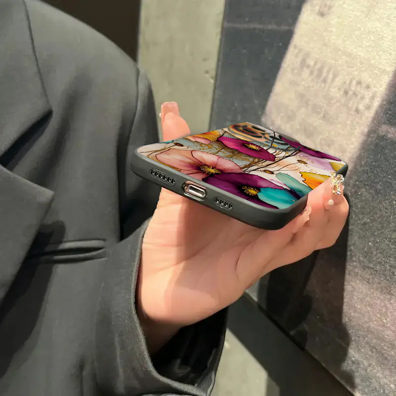 Vintage Çiçek Desenli Yumuşak  - Vintage Floral Pattern Soft Case incelemesi ve fiyatı
