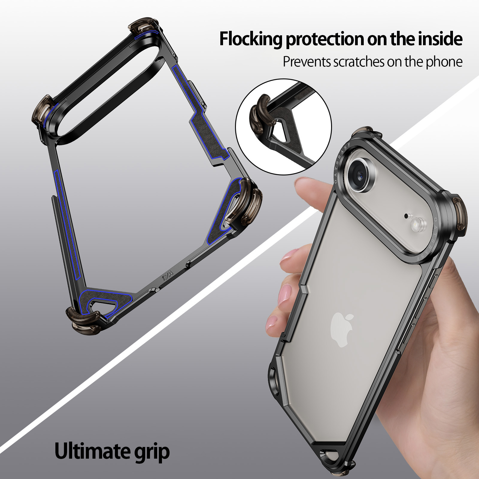 iPhone 17 Air için Eary Alümin - Ultra Thin Frameless Phone Cover incelemesi ve fiyatı