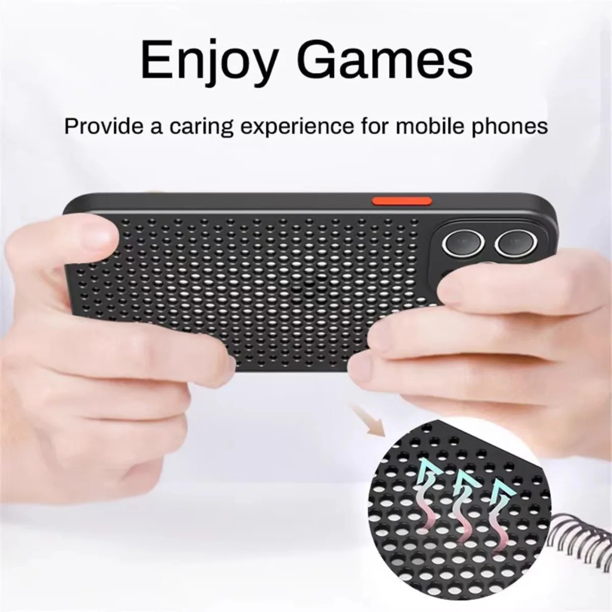 Isı dağılımı soğutma telefon k - Heat Dissipation Mesh Breathable Case incelemesi ve fiyatı